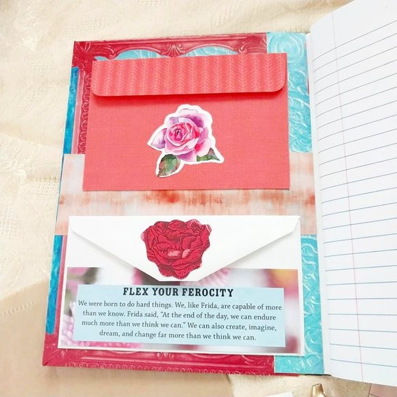 Frida Kahlo Journal Handmade One of a Kind - Picture 5 of 6
